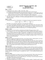 Tài liệu Đề và đáp án ôn thi hóa năm 2006 đề 4 doc