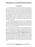 Một số giải pháp nhằm thúc đẩy quan hệ thương mại hàng hoá giữa CHDCND lào và CHXHCN việt nam 