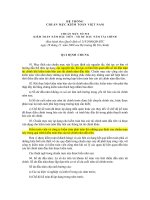 Tài liệu Hệ thống chuẩn mực kế toán Việt Nam - Chuẩn mực số 510 Kiểm toán năm đầu tiên - số dư đầu năm tài chính doc