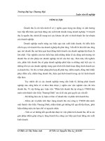 306 phân tích doanh thu tại công ty TNHH nhà nước một thành viên giầy thượng đình 