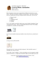Tài liệu Levels of Home Automation doc