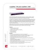 Tài liệu LoopStar® 745 and LoopStar® 745P Cost-Effective Ethernet Over DS3 Solutions With Carrier-Class Management Capabilities doc
