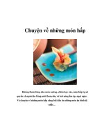 Tài liệu Chuyện về những món hấp pdf