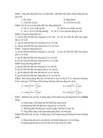 Tài liệu Câu hỏi trắc nghiệm Vật lý ppt