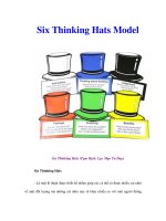Tài liệu Six Thinking Hats Model pptx