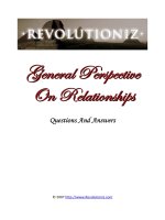 Tài liệu Special Revolution Teaching Relationships pptx