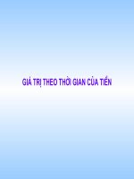 Giá trị thời gian của tiền