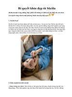 Tài liệu Bí quyết khỏe đẹp từ Sôcôla ppt