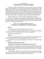 Tài liệu TÀI KHOẢN 642 - CHI PHÍ QUẢN LÝ DOANH NGHIỆP doc