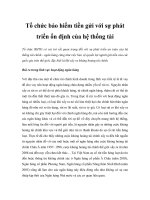 Tài liệu Tổ chức bảo hiểm tiền gửi với sự phát triển ổn định của hệ thống tài pdf