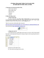 Tài liệu kỹ năng Excel pptx