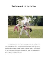 Tài liệu Tạo hứng thú với tập thể dục docx