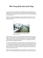 Tài liệu Đến Trung Quốc mùa tuyết trắng pdf