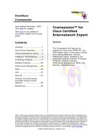 Tài liệu Cramsession for Cisco Certified Internetwork Expert ppt