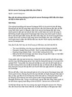 Tài liệu Gỡ bỏ server Exchange 2003 đầu tiên (Phần I) docx