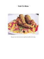 Tài liệu Gỏi Cá Kèo pptx