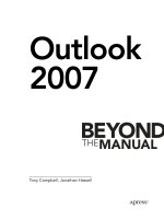 Tài liệu Outlook 2007 Beyond the Manual pptx