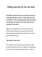 Tài liệu Những loại hạt tốt cho sức khỏe docx