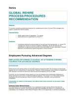 Tài liệu GLOBAL REHIRE PROCESS/PROCEDURES RECOMMENDATION ppt