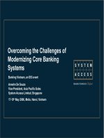 Tài liệu Overcoming the Challenges of Modernizing Core Banking Systems docx