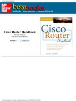 Tài liệu Cisco Router Handbook pptx