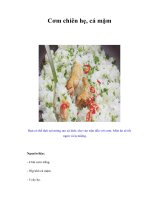 Tài liệu Cơm chiên hẹ, cá mặm pdf