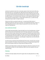 Tài liệu Căn bản JavaScript JavaScript part 1 docx
