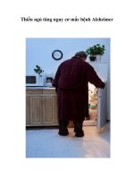 Tài liệu Thiếu ngủ tăng nguy cơ mắc bệnh Alzheimer docx