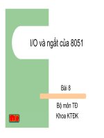 Tài liệu I/O và ngắt của 8051 doc