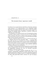 THE DYNAMIC LINEAR REGRESSION MODEL