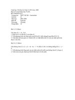 Tài liệu Thi Học kỳ I lớp 12, HN Ams, 2005 pdf