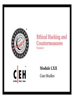 CEHv6 module 62 case studies 