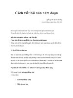 Tài liệu Cách viết bài văn năm đoạn pptx