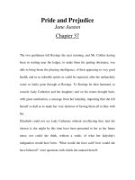 Tài liệu LUYỆN ĐỌC TIẾNG ANH QUA TÁC PHẨM VĂN HỌC-Pride and Prejudice -Jane Austen -Chapter 37 docx