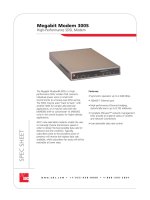 Tài liệu Megabit Modem 300S ppt