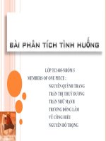 Tài liệu Bài tập phân tích tình huống trong kinh doanh pptx