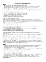 Bài soạn Cau hoi BDHSG sinh 9 2011