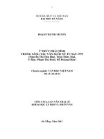 Ý thức phái tính trong sáng tác văn xuôi nữ từ sau 1975 (nguyễn thị thu huệ, trần thùy mai, y ban, phạm thị hoài, đỗ hoàng diệu 
