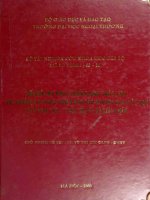 Vốn hỗ trợ phát triển chính thức ( ODA ) với chiến lược phát triển đào tạo đại học của việt nam đến năm 2010   thực trạng và giải pháp 
