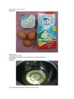 Tự làm kem chua xốp mịn 