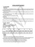 Gián án Kế hoach Sinh 9 chuẩn