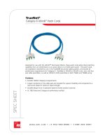 Tài liệu Category 6 Ultim8™ Patch Cords ppt