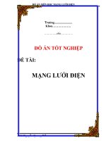Tài liệu Đồ án môn học :Mạng lưới điện docx