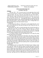 Bài giảng Báo cáo sơ kết HKI 10-11(sơ kết HS)