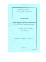 Quản lý hoạt động ứng dụng CNTT trong dạy học của đội ngũ giáo viên trung học phổ thông 