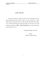 Điều tra một số chỉ tiêu di truyền học người ở học sinh khối 11   trường THPT chuyên đại học vinh và tật di truyền ''mắt to, mắt nhỏ'' trong quần thể người ở huyện diễn châu   tỉnh nghệ an 