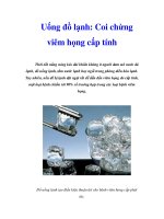 Tài liệu Uống đồ lạnh: Coi chừng viêm họng cấp tính docx