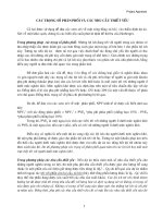 Tài liệu Các trọng số phân phối và các nhu cầu thiết yếu docx