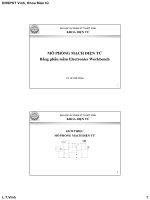 Tài liệu Mô phỏng Mạch điện tử bằng phần mềm Electronics Workbench ppt