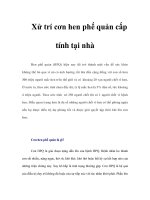 Tài liệu Xử trí cơn hen phế quản cấp tính tại nhà doc